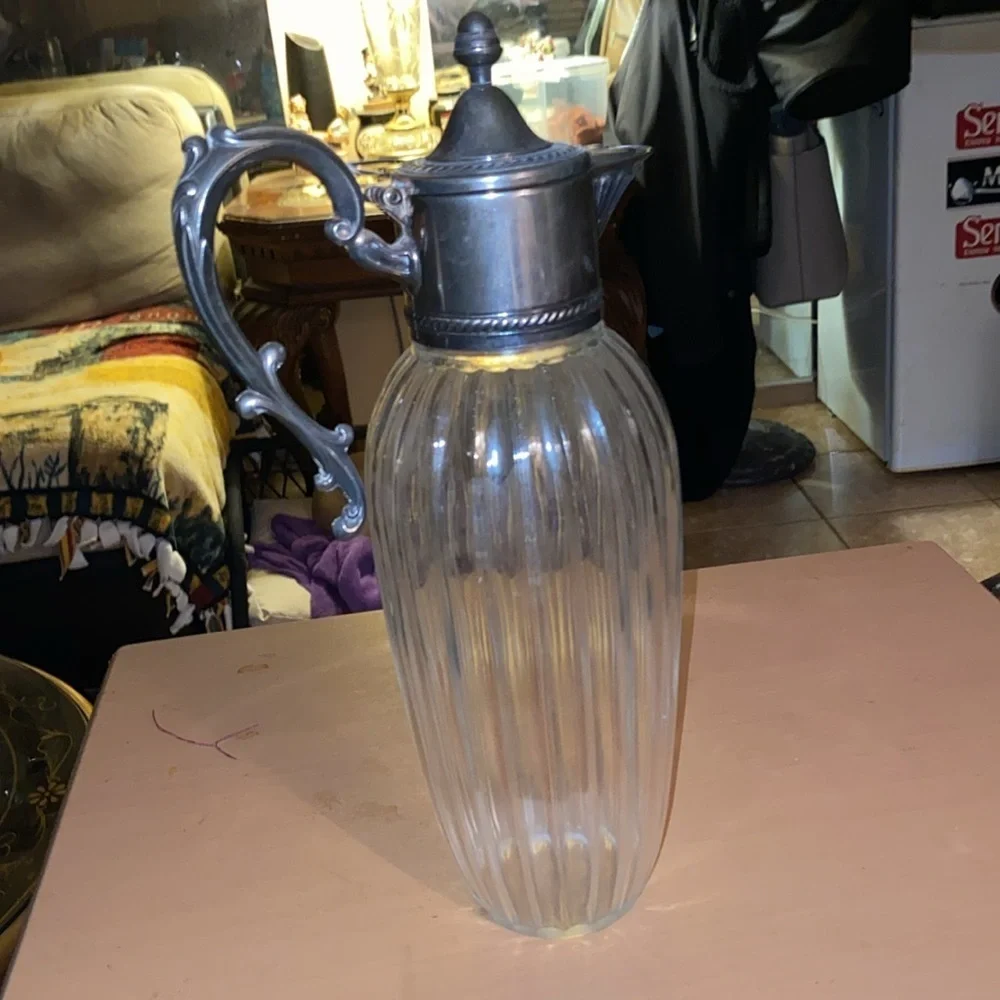 Vintage Silver Plated Italy Ewer Circa 1900 BX39